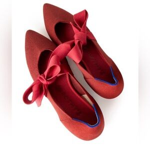 Rothy's Women's Red Pointed Flats